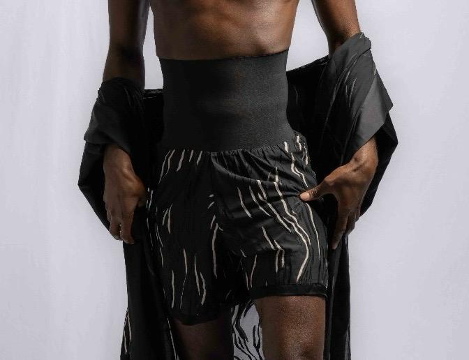 Short slim waist unisexe